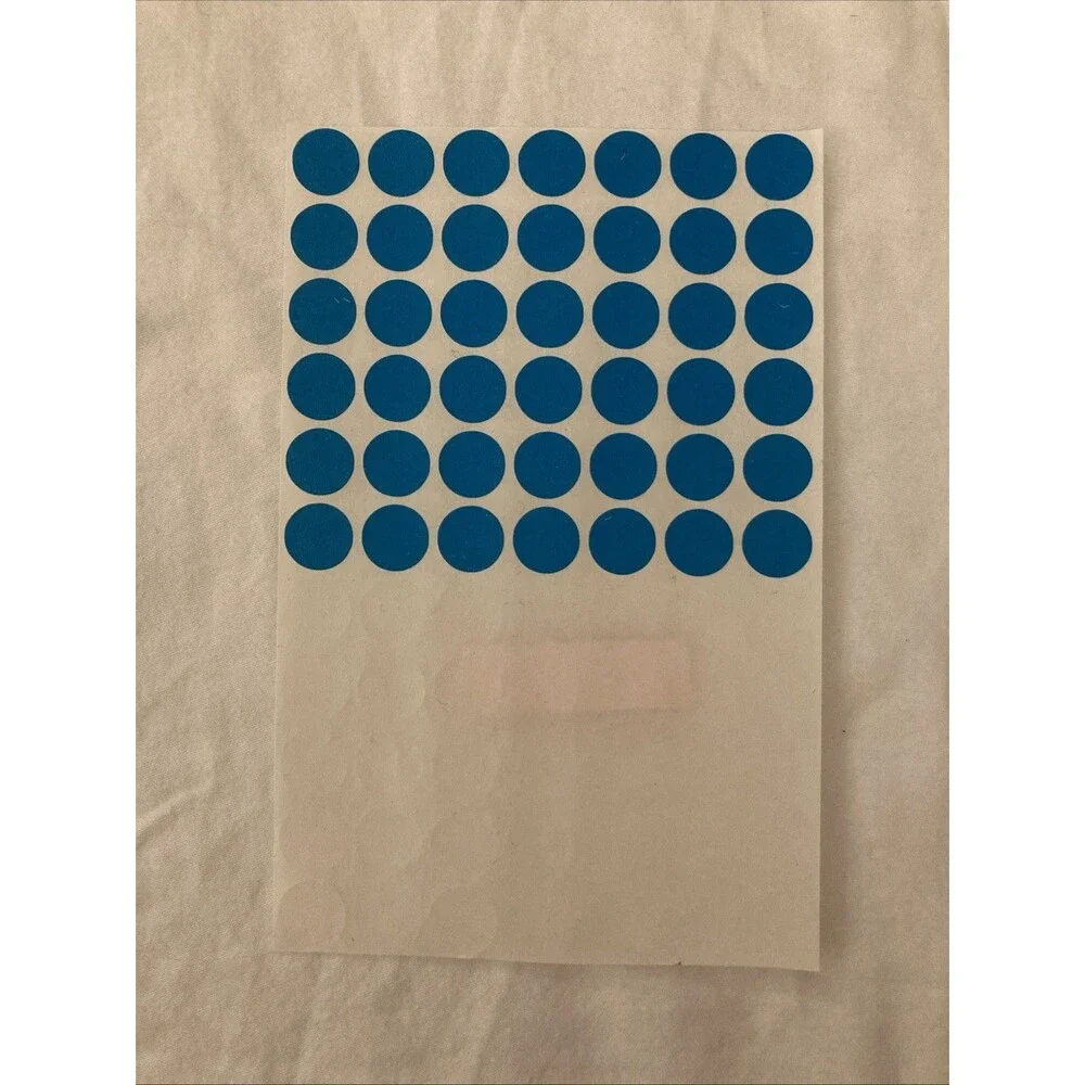 Unbranded Color Coding Labels | Blue | 42 Labels
